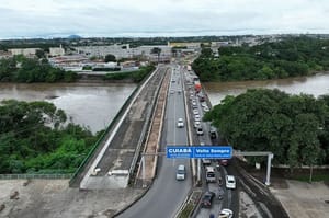 Ponte Júlio Müller ficará interditada no sentido VG-Cuiabá neste fim de semana
