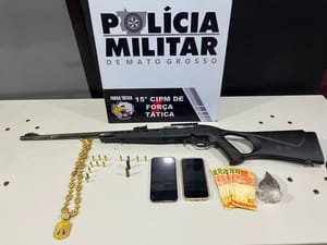 Força Tática localiza foragido em mineradora após denúncia de ameaças em MT