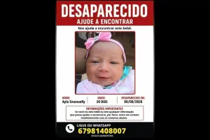 Bebê desaparece e polícia investiga suposta entrega para quitar dívida do pai com facção
