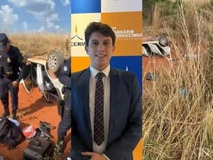 Jovem de 19 anos morre após carro capotar e despencar em ribanceira em Nova Xavantina
