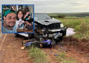 Tragédia na BR-163: pai e duas filhas de MT morrem em colisão frontal com carreta em MS