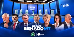Candidatos ao Senado por Mato Grosso ficam frente a frente em debate nesta quinta-feira (17)