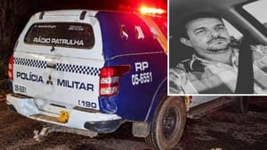 Homem morre após motocicleta atingir viatura da PM durante patrulhamento em Barra do Garças