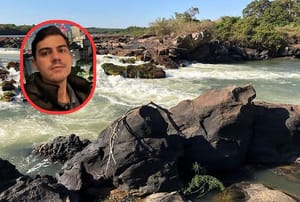 Corpo de jovem de 24 anos que se afogou em balneário é encontrado 1,5 km rio abaixo