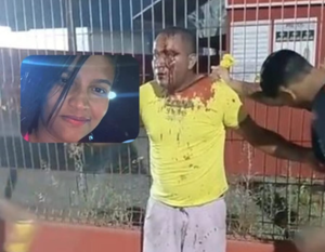 VÍDEO: Populares imobilizam homem após ex-companheira ser morta a facadas