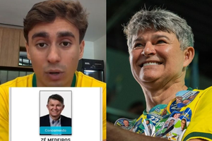 Nikolas Ferreira grava vídeo e pede voto em José Medeiros ao Senado por Mato Grosso; veja