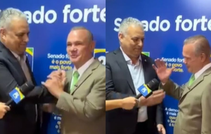 Vice de Flávio Bolsonaro declara apoio a Wellington Fagundes: "Presença marcante no Senado"