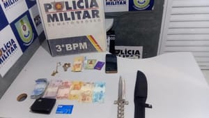 PM prende 4 homens por tentativa de homicídio; vítima foi atingida por golpes de faca