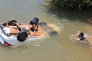 Bebê de 1 ano e 6 meses sofre parada cardiorrespiratória após carro cair em rio em Sorriso